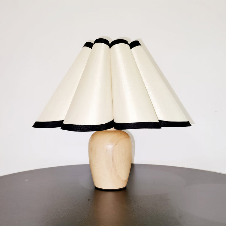 Kaianas Fluted Accent Lamp, ideal for bedside tables or living room consoles, enhancing home decor.