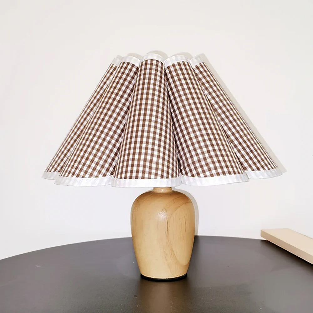 Fluted design Kaianas Accent Table Lamp, a sophisticated USB lamp for modern home decor and lighting.