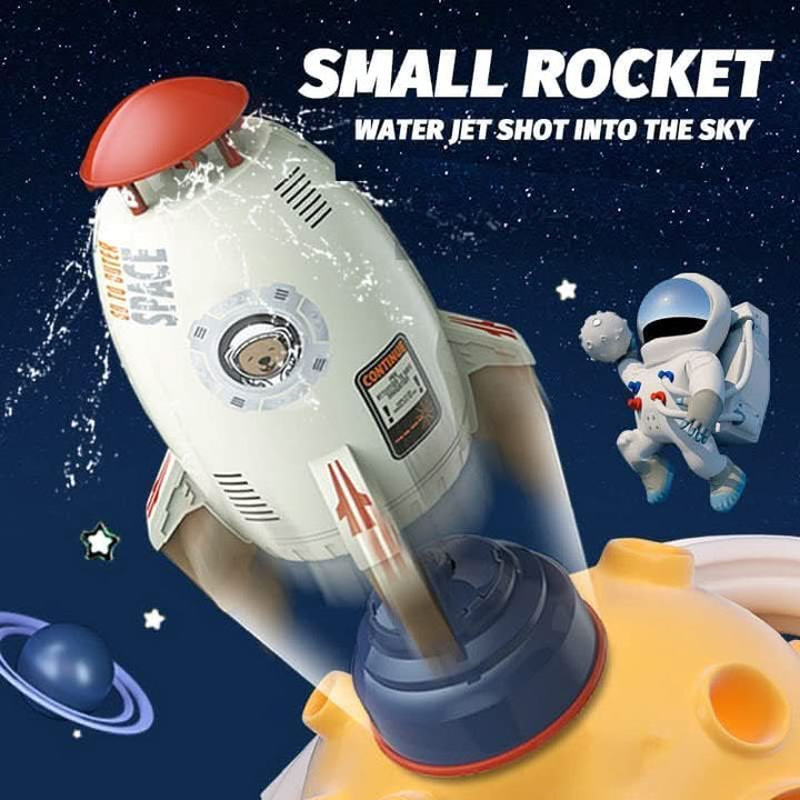 Outdoor water toy: kids' rotating garden sprayer, ideal for active play and cooling off in summer.