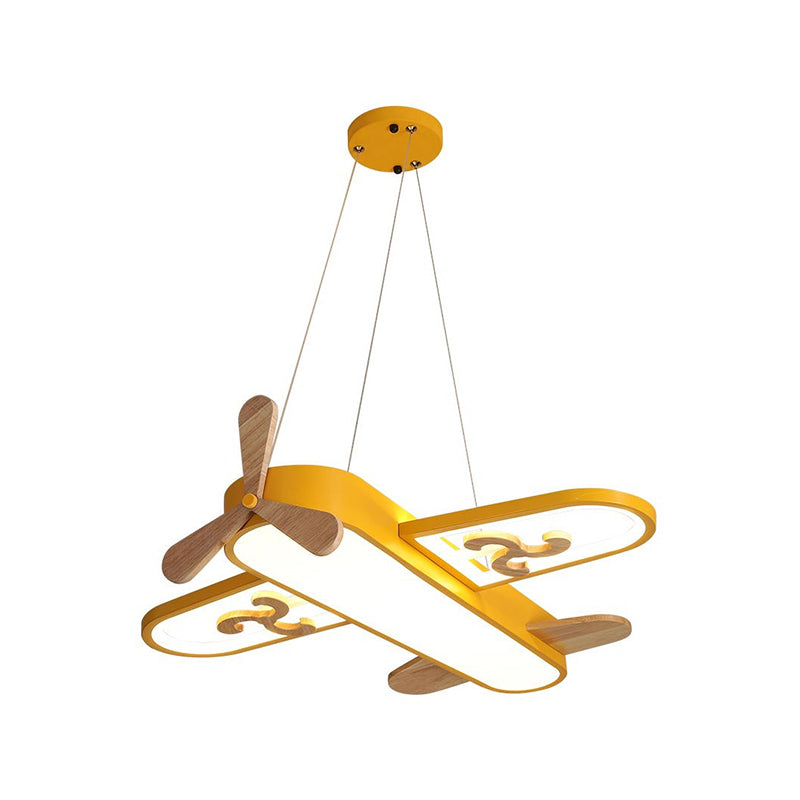 Children's airplane LED pendant lamp, creating a fun and bright ambiance in kids' rooms.