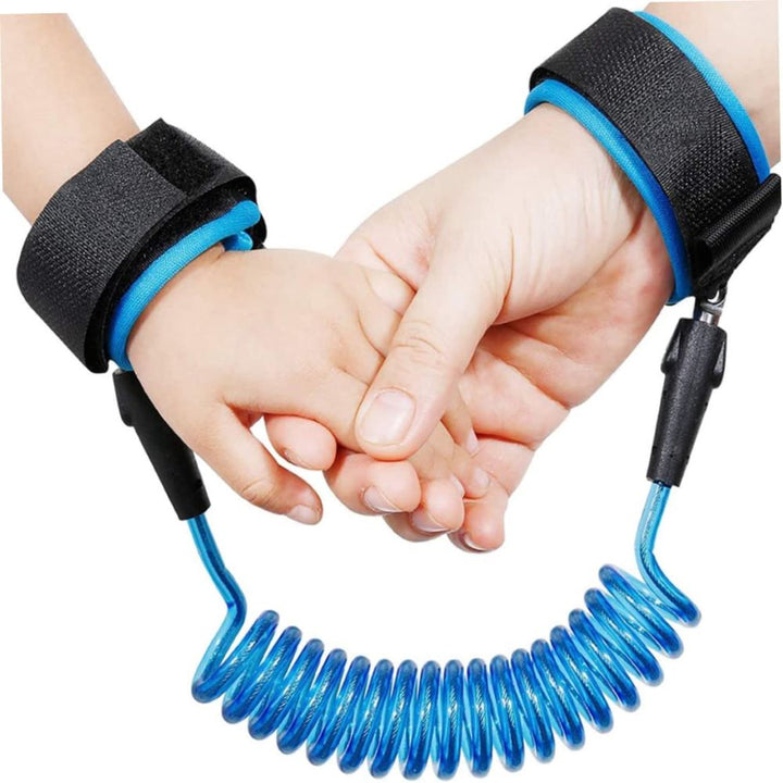 Toddler leash and anti-lost wristband, essential outdoor gear for child safety.