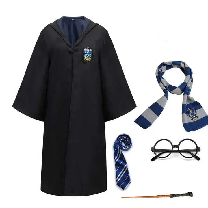 Authentic-looking Harry Potter wizard costume for children, ideal for Halloween.