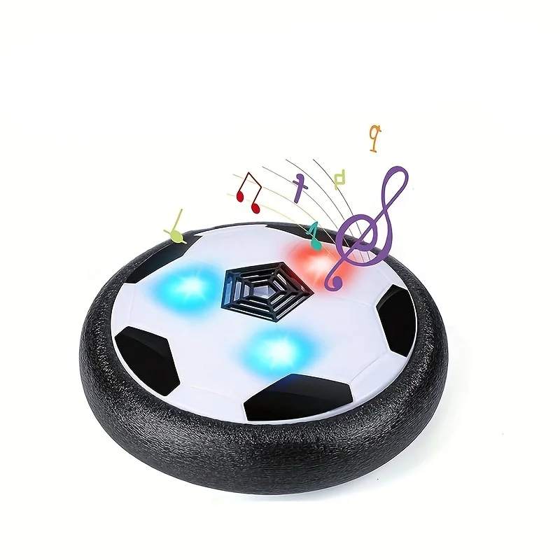 Interactive hover football for children, featuring colorful lights and engaging sound effects.