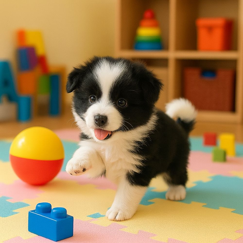 Soft plush walking toy dog for kids, featuring realistic sounds and an interactive design for engaging play.