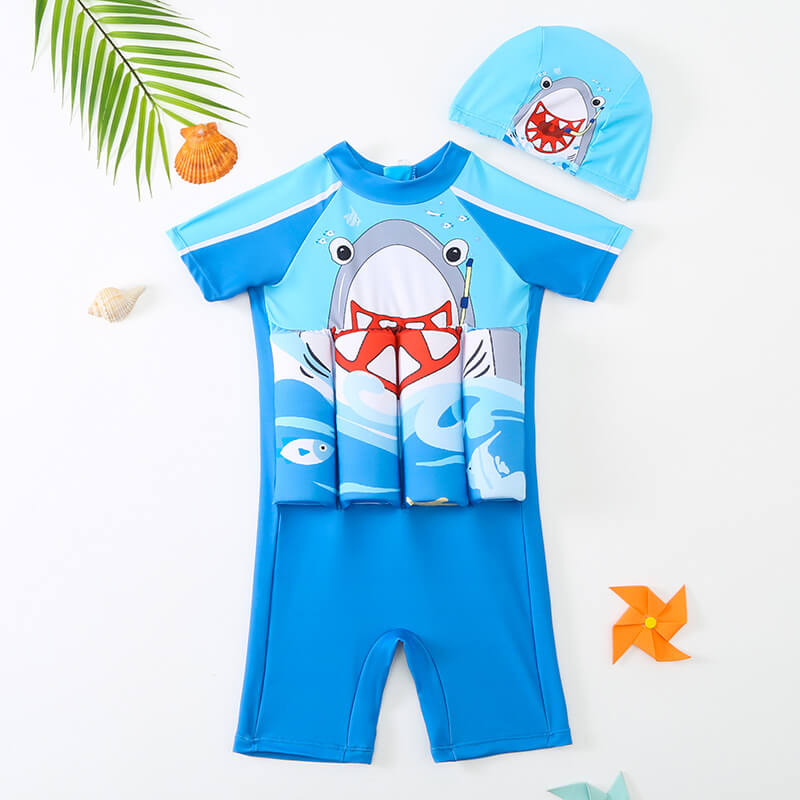 Multi-color kids life jacket designed for all ages, perfect for beach gear.