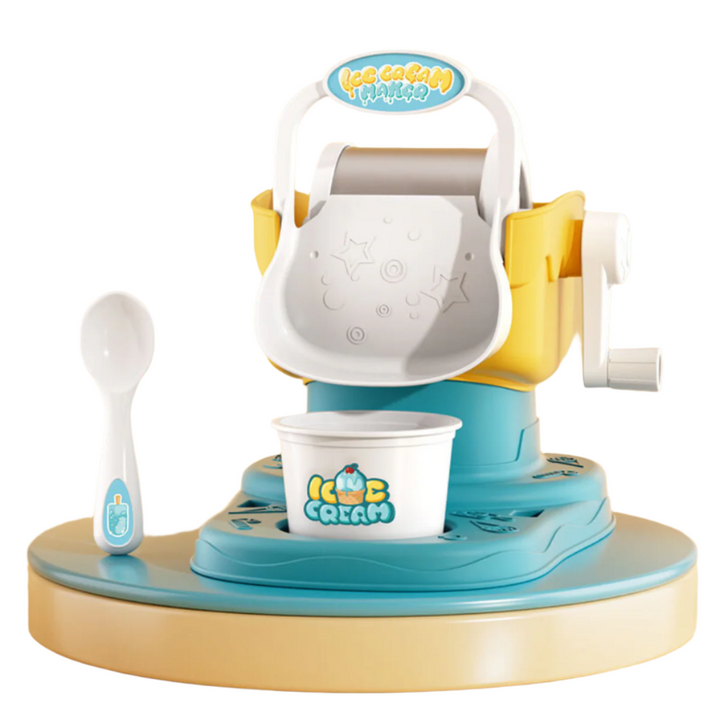 Children's ice cream playset. Creative role-play toy for kids to make their own fun pretend frozen treats.