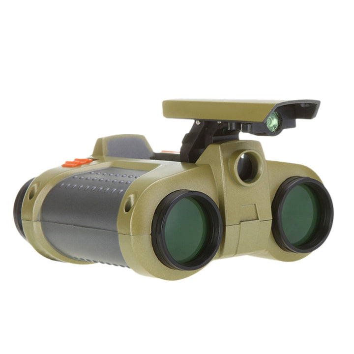 Kids' night vision binoculars with bright LEDs. Enhances outdoor play, exploration, & learning in dark.