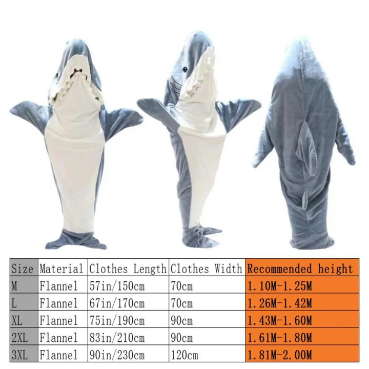 Comfortable and cute shark-themed pajama sleeping bag for ultimate kid comfort
