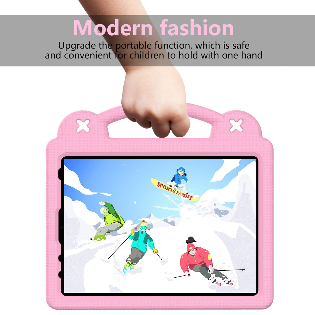 Child-friendly EVA foam tablet case with stand & handle. Provides ultimate shockproof protection for kids' devices.