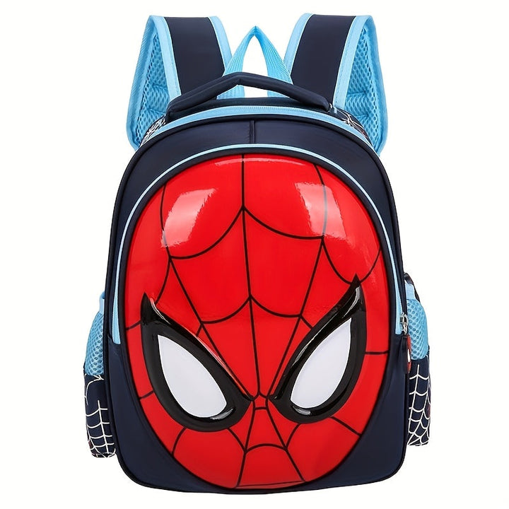 Durable polyester and PVC Spider-Man school bag for children