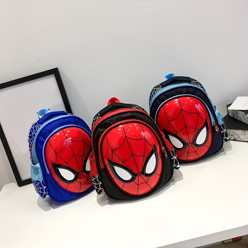 Children's character backpack with dynamic Spider-Man graphics