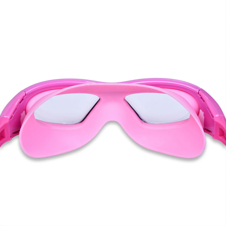 Comfortable children's swim goggles, anti-fog, leak-proof, UV protection for water sports.