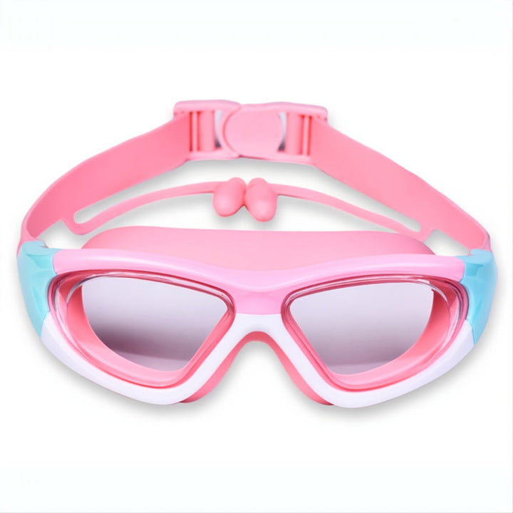Anti-fog, leak-proof swim goggles for children, ensuring clear and comfortable swimming.