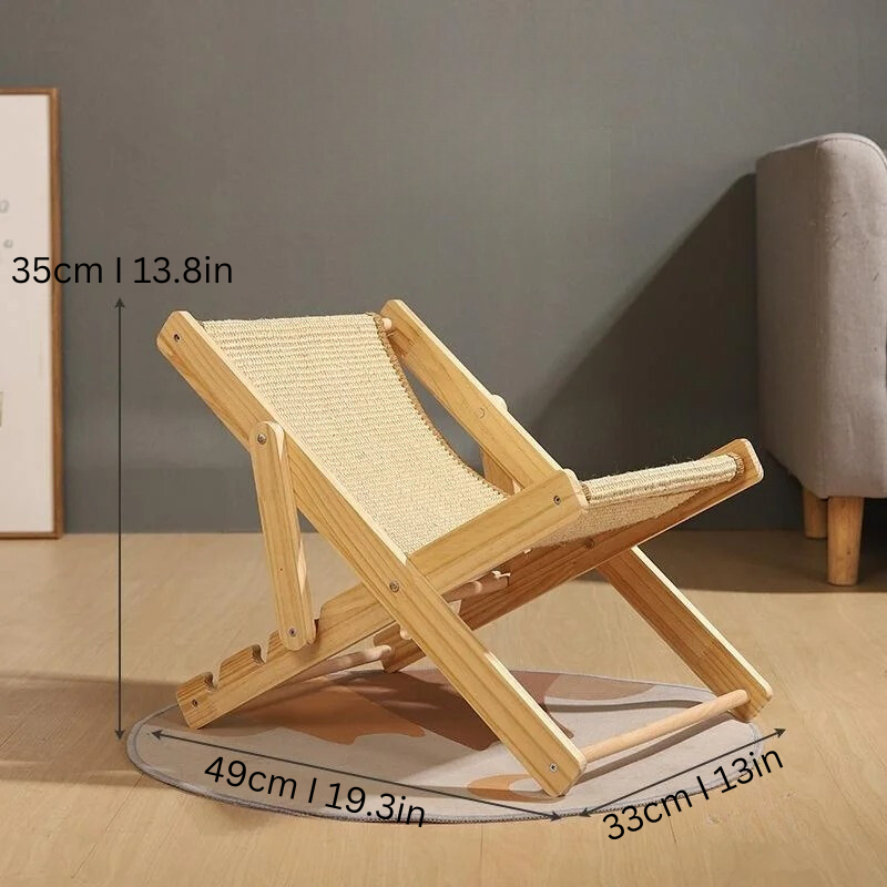 Durable KittyThrone cat furniture: a comfortable lounger and essential scratching post alternative