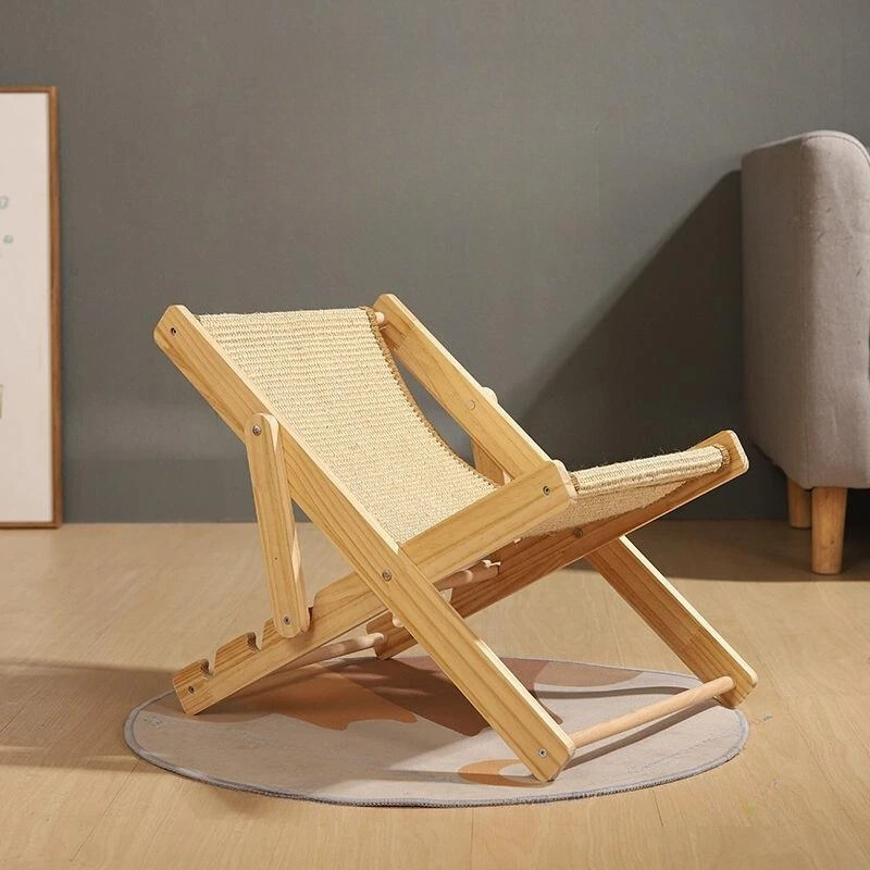 Stylish KittyThrone cat throne providing a cozy indoor cat bed and integrated sisal scratcher