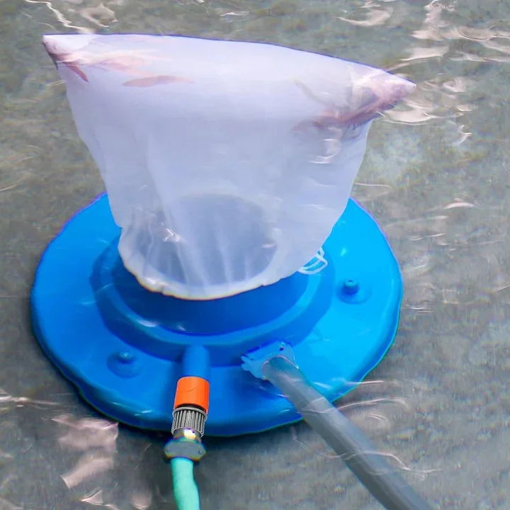 Efficient swimming pool leaf vacuum, essential equipment for crystal-clear water and powerful debris removal.