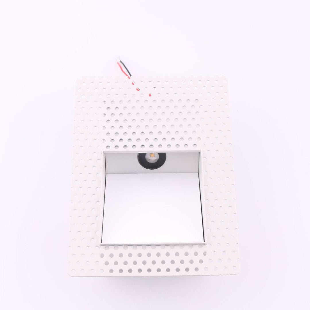 Stylish LED recessed wall lamp, creating a warm ambiance in any modern home.