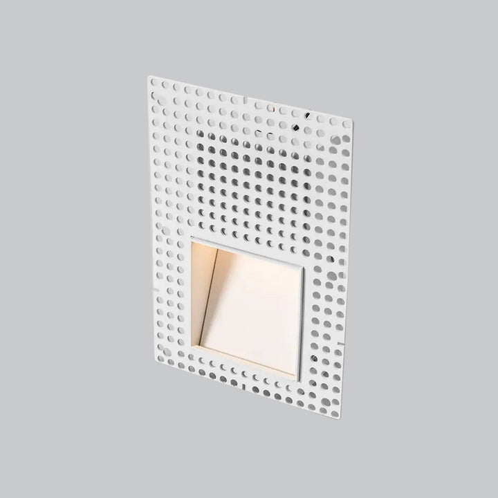 Sleek LED recessed stair light with optional motion sensor for safety.