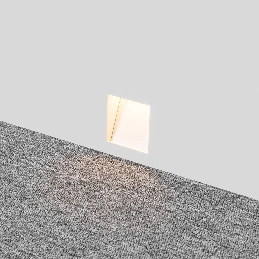 Energy-efficient LED wall light, perfect for contemporary hallway and stair illumination.