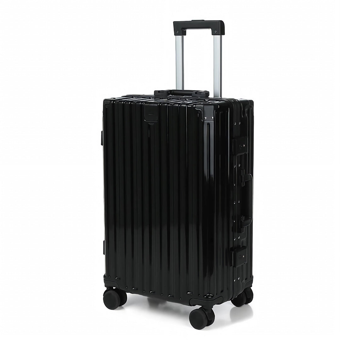 Effortless travel with this lightweight hard shell spinner suitcase. Durable hardside luggage with multi-directional wheels.