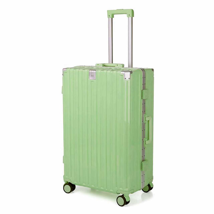 Secure lightweight hard shell spinner luggage, protecting your essentials on any vacation or business journey.