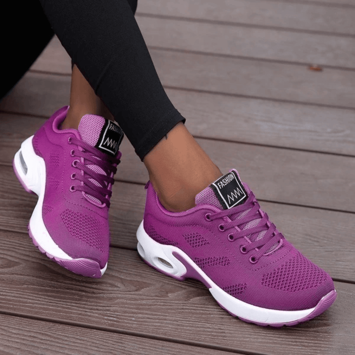 Comfortable women's orthopedic walking shoes, lightweight and supportive for everyday active wear.