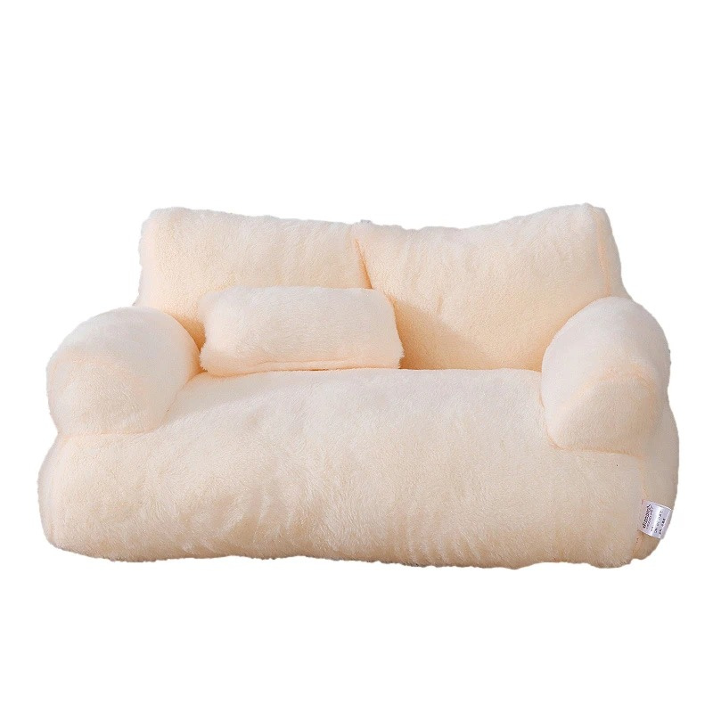 Extra-large calming pet sofa providing ample space for big dogs to relax.
