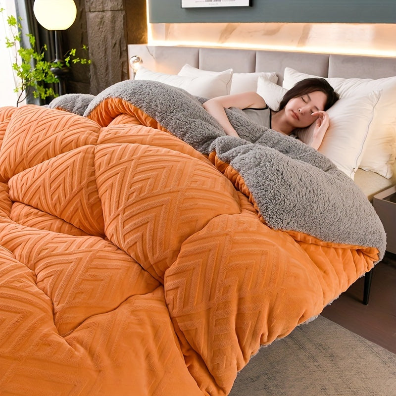 Stylish plush fleece throw blanket, a cozy addition to home decor for ultimate comfort.