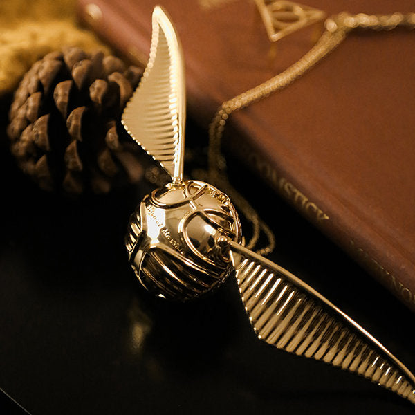 Luxury gold winged orb ring box, a unique movable jewelry case.