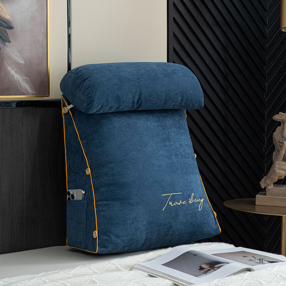 Premium luxury reading cushion, ideal for relaxation and cozy home decor.