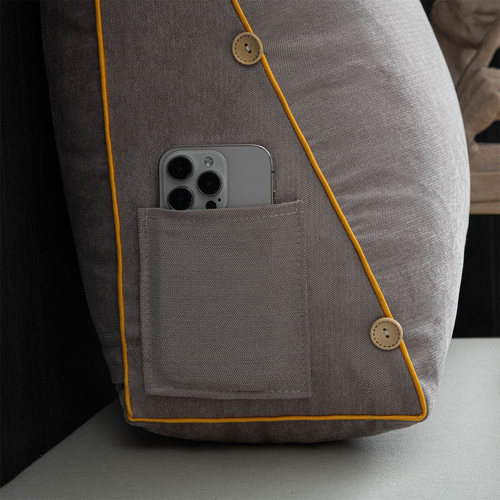 Stylish luxury reading cushion, a comfortable home decor accent for any room.