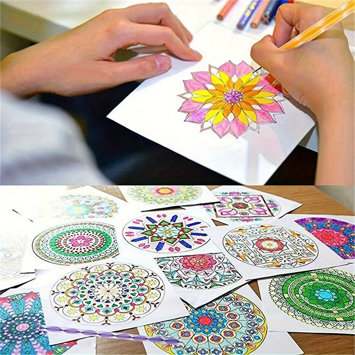 Essential art supplies: Mandala dotting tools set for creative rock art, painting, & DIY craft projects.