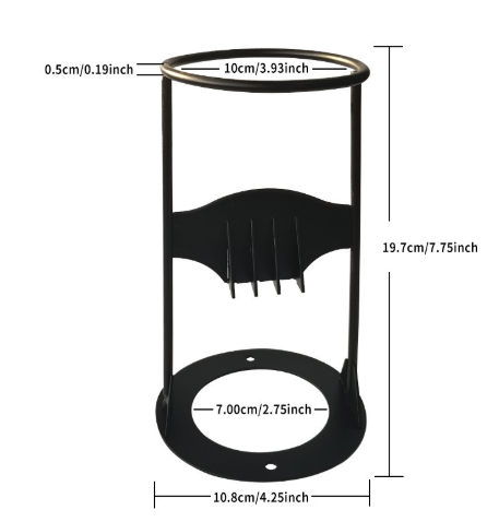 Compact manual wood splitter design for easy storage and effective use.