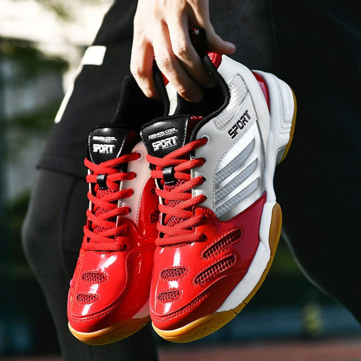 Cushioned men's athletic sneakers, ideal for active workouts, gym, and training.