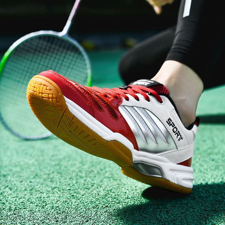 Men's training shoes: active lace-up design, cushioned for gym & court performance.