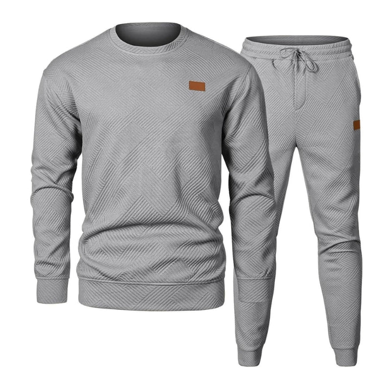 Men's comfortable two-piece set, an active tracksuit designed for both performance and casual urban wear.