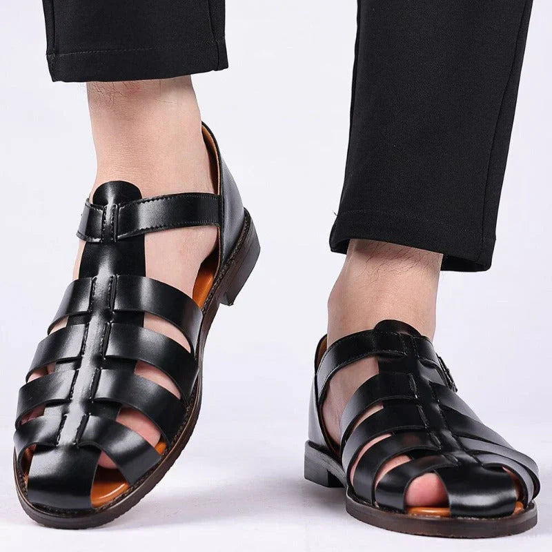 Men's adjustable comfort sandals with breathable design for summer. Perfect casual slip-on footwear.