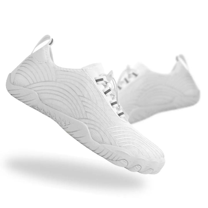Men's and women's lace-up barefoot shoes in black