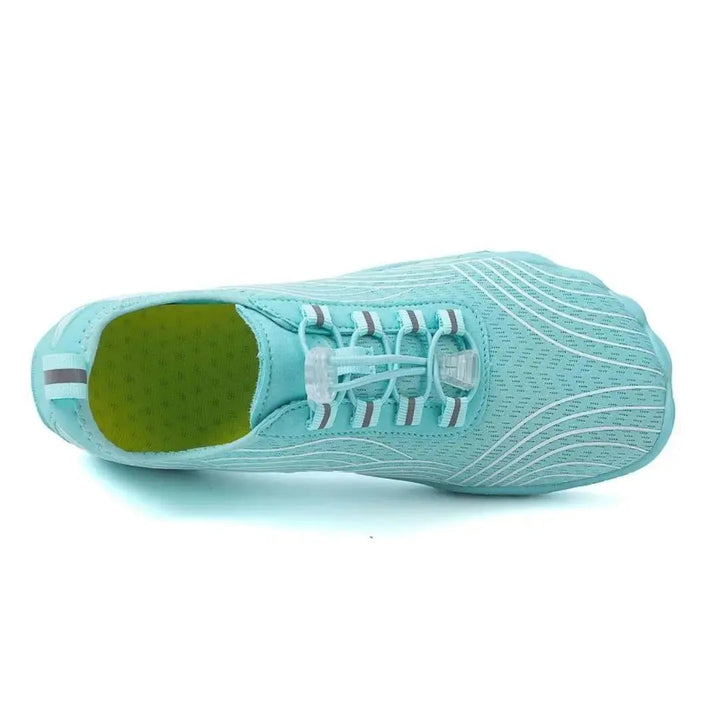 Women's breathable casual sneakers, lace-up style