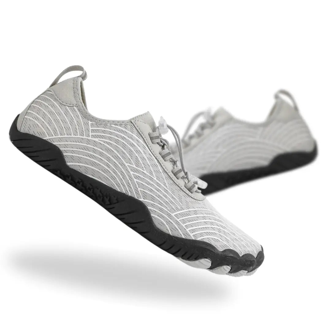 Comfortable fit of lace-up sneakers for all-day wear