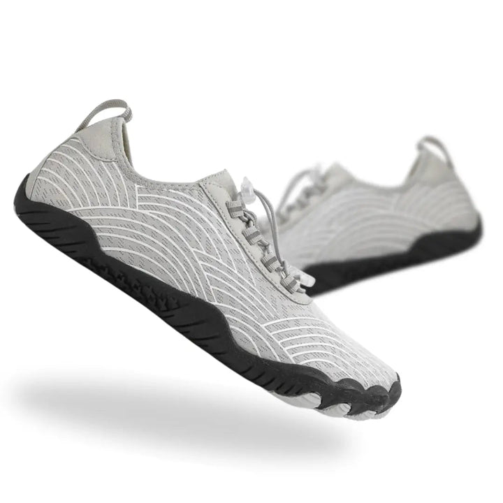 Comfortable fit of lace-up sneakers for all-day wear