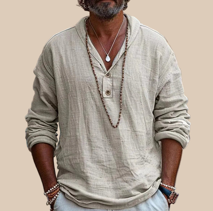 Men's Astolfo lightweight breathable summer shirt in a relaxed fit for ultimate comfort and casual style.