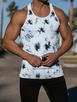 White with black print