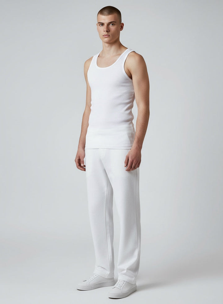 Summer workout shirt: men's sleeveless athletic tank top, perfect for activewear.