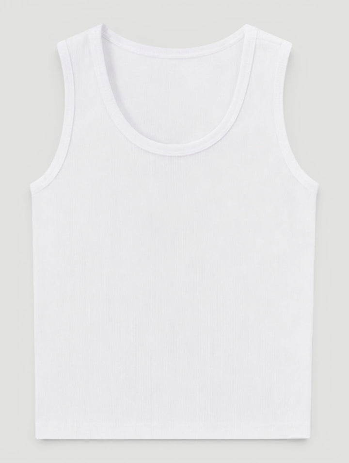 Quick-dry men's athletic tank top, ideal for warm weather workouts & activewear.