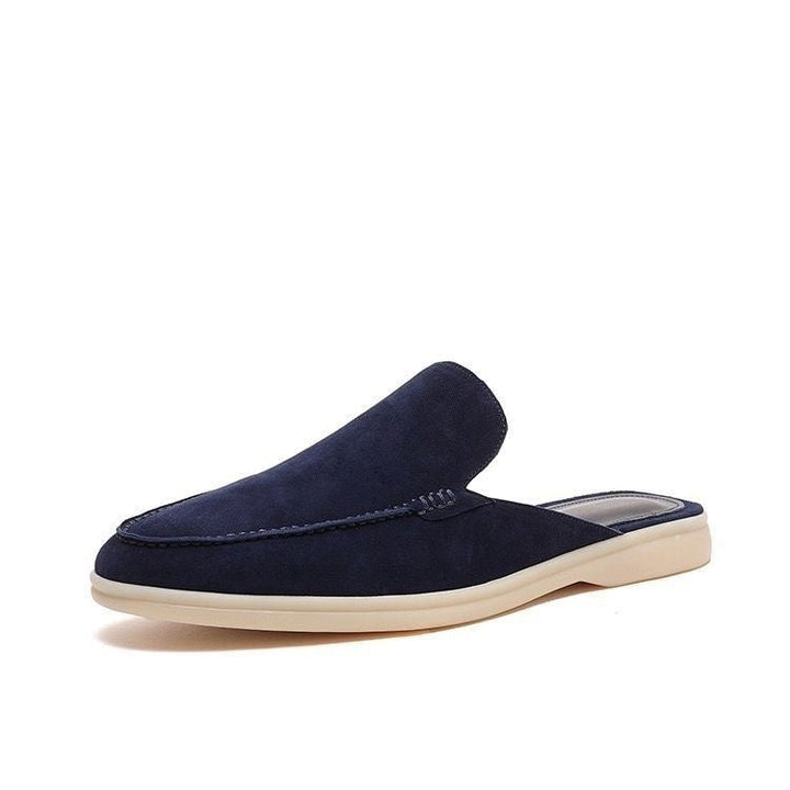 Versatile men's dress casual backless loafers, offering effortless modern style & comfort for any occasion.