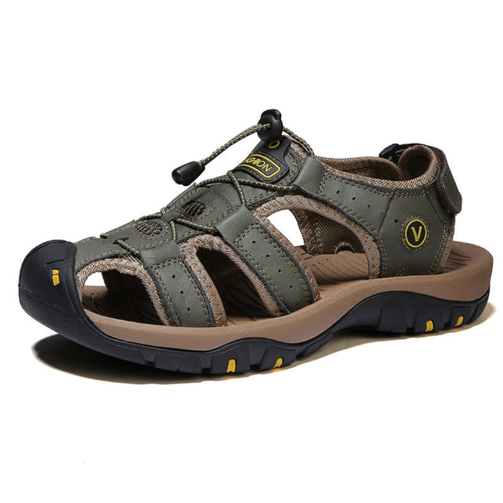 Durable and comfortable men's orthopedic shoes for active summer days.