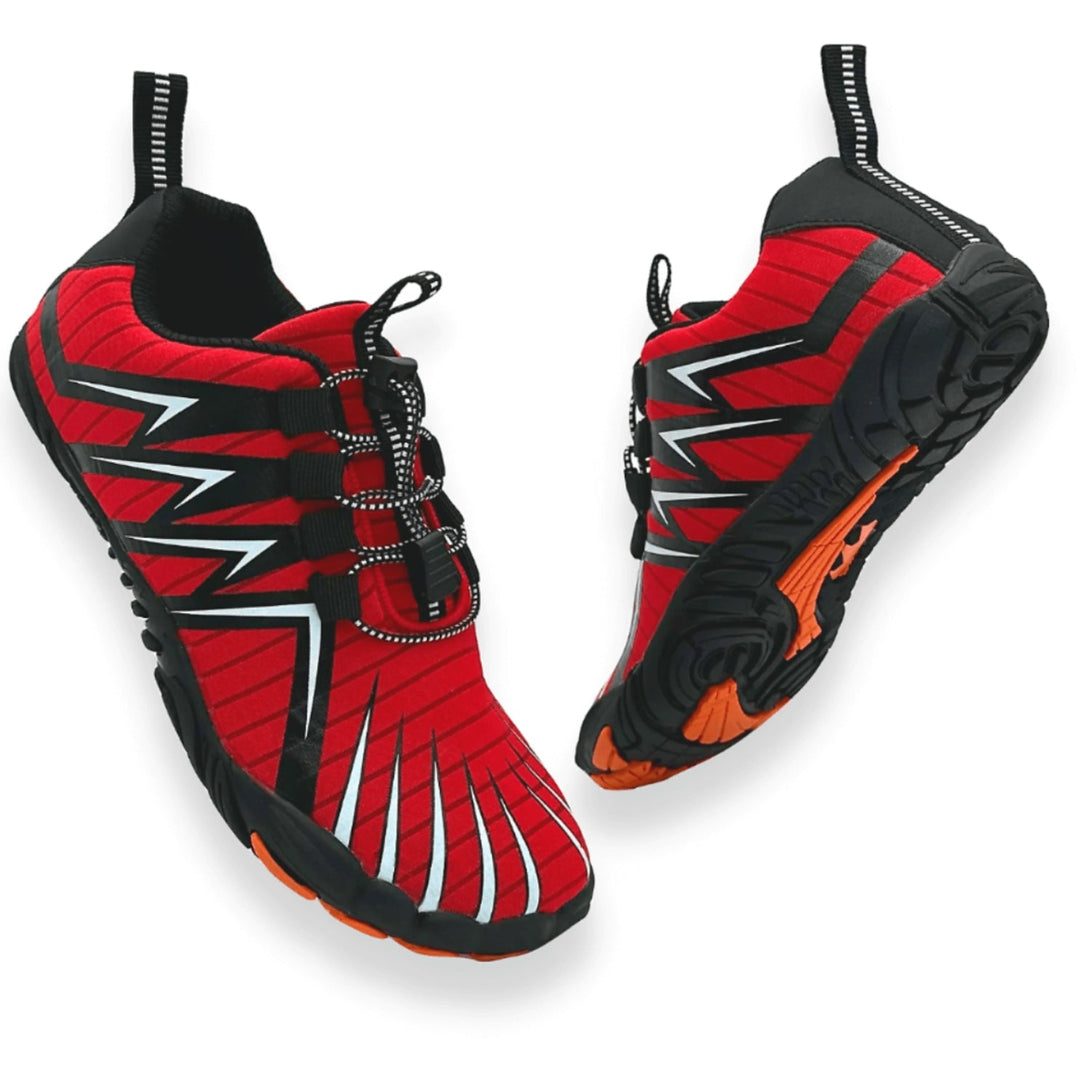 Lightweight and breathable men's footwear designed for comfort and agility.