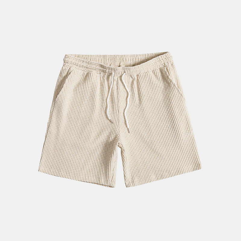 Relaxed fit men's green shirt & shorts set, perfect casual outfit for summer, vacation, or beach.