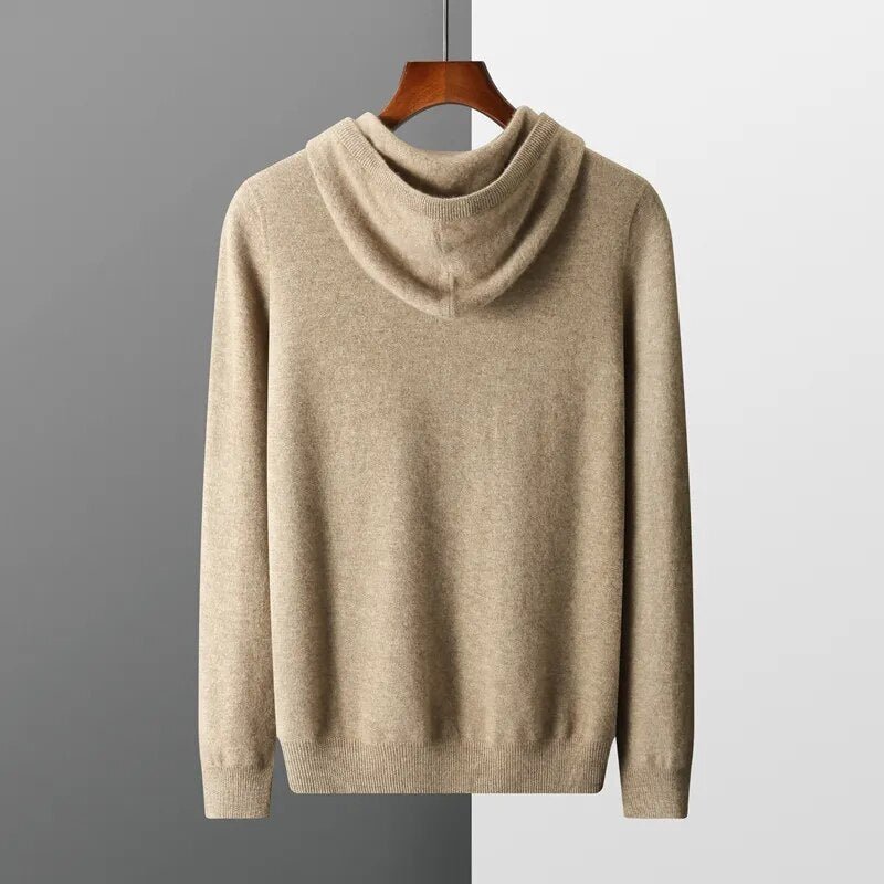 Modern men's grey comfort hoodie with drawstring, perfect for streetwear & everyday casual style.